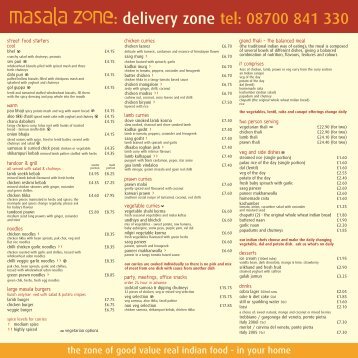 : delivery zone tel: 08700 841 330