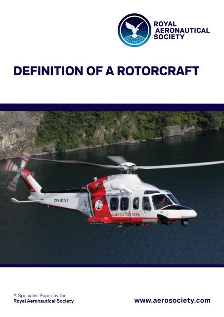 DEFINITION OF A ROTORCRAFT - Royal Aeronautical Society