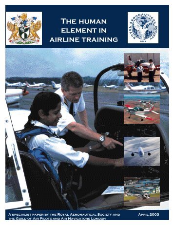 The human element in airline training - Royal Aeronautical Society