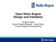 Open Rotors - Royal Aeronautical Society
