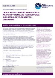 trials, modelling and validation of weapon systems and technologies