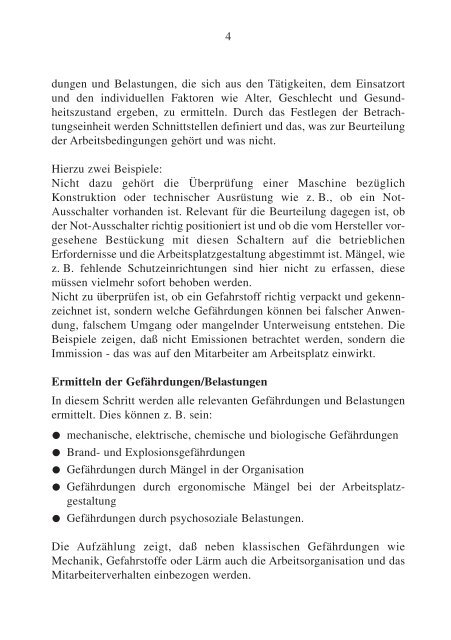 Handlungshilfen zur Beurteilung von ... - BG ETEM B-EW