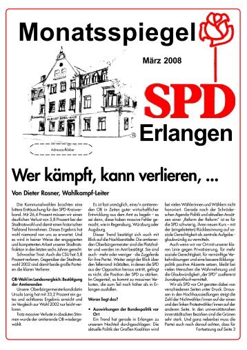 Ausgabe März 2008 - SPD Erlangen