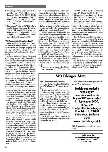 Ausgabe September 2007 - SPD Erlangen