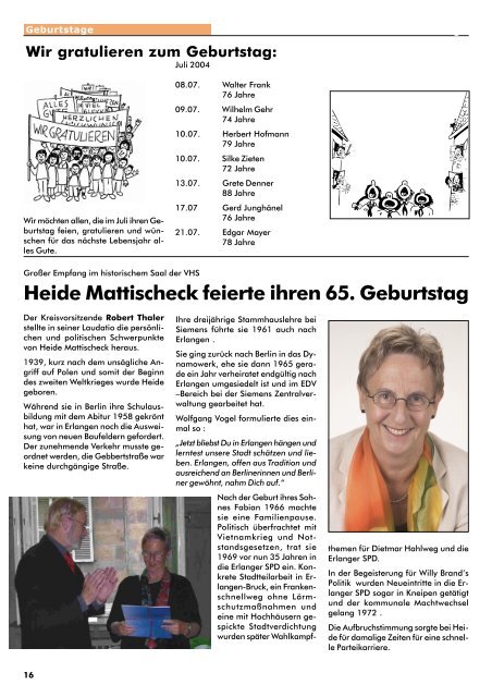 Ausgabe Juli 2004 - SPD Erlangen