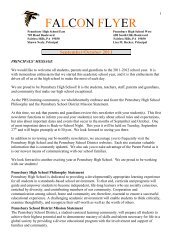 Sept-Oct 2011 Falcon Flyer (pdf) - Pennsbury School District