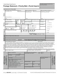 Postage Statement—Standard Mail - USPS.com