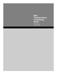 Publication 33 - Mail Transportation Contracting Guide - USPS.com
