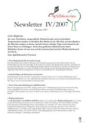 Newsletter IV/2007 - Apfelbäumchen Nußloch
