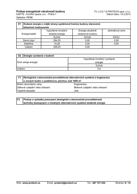Průkaz energetické náročnosti budovy podle vyhlášky ... - Sreality.cz