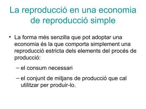 Preus relatius i distribució de l'excedent - Inici