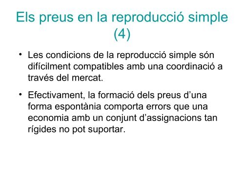 Preus relatius i distribució de l'excedent - Inici