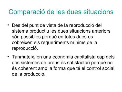 Preus relatius i distribució de l'excedent - Inici