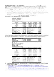 EXAMEN ECONOMETRIA II. Llic en ECONOMIA. Juny 2002 ...