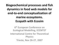 Ecosystem Models – Ecopath with Ecosim