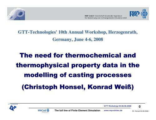 full presentation - RWTH Aachen University