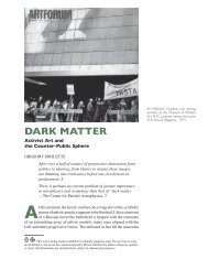 dark matter - Gregory Sholette