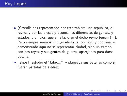 Probabilidades y Teoría de Juegos