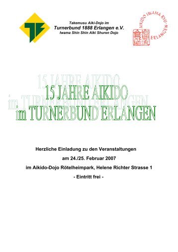 Turnerbund 1888 Erlangen eV - Takemusu Aikido in Erlangen