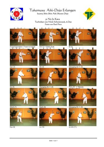 31 No Jo Kata (PDF, 1MB) - Takemusu Aikido in Erlangen