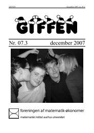 Nr. 07.3 december 2007 - the Mathematics home page. - Aarhus ...