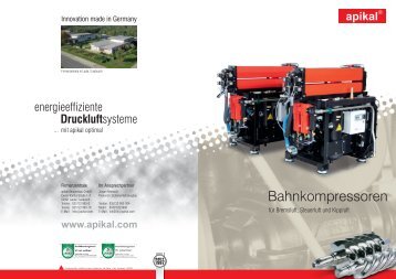 Bahnkompressoren - apikal Anlagenbau Gmbh