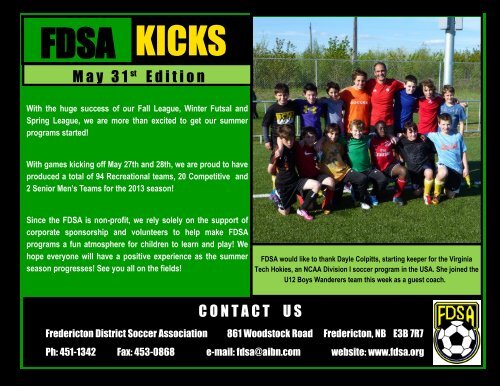 FDSA KICKS – May 31st edition - fdsa.org