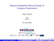 Bayesian Sequential Optimal Design of Computer ... - MUCM