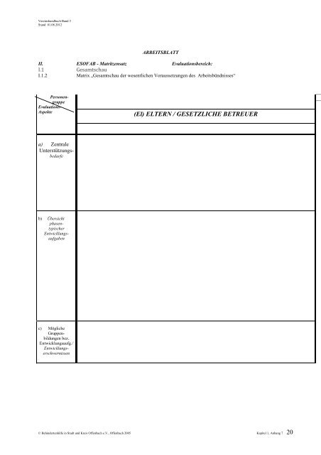 Vereinshandbuch Band 3 Kapitel 1 - Behindertenhilfe Offenbach