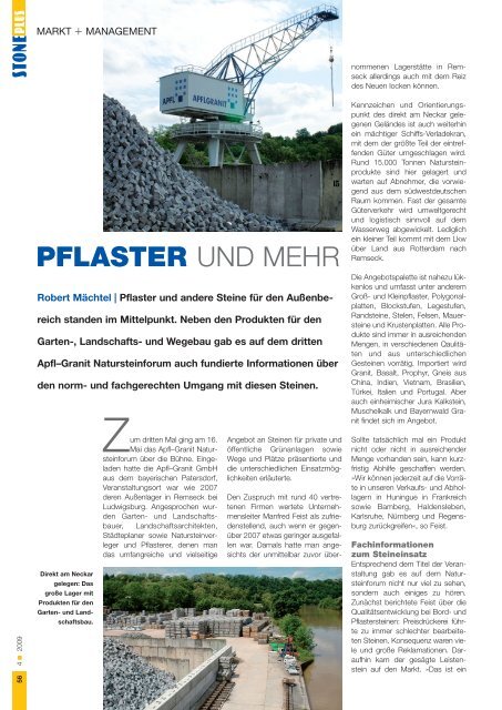 PFLASTER UND MEHR