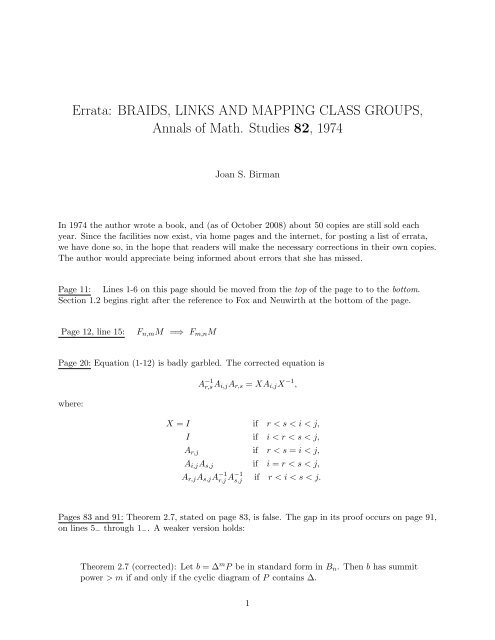 Braids, Links, and Mapping Class Groups