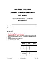 Solution - Columbia University