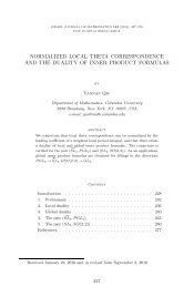 normalized local theta correspondence and the duality of inner ...