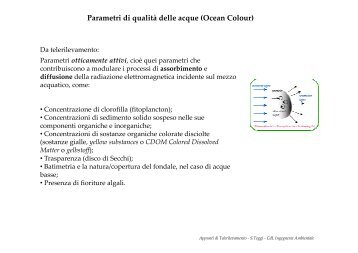 Telerilevamento marino - Cdm.unimo.it