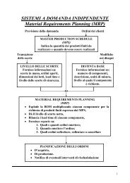 MRP esercizi - Cdm.unimo.it