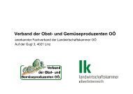 Verband der Obst- und Gemüseproduzenten OÖ - REGEF