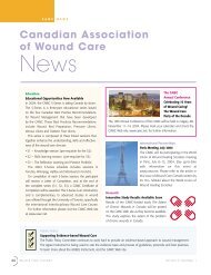 CAWC News (PDF) - Canadian Association of Wound Care