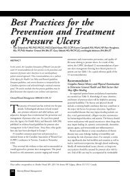 Best Practices for the Prevention and Treatment of Pressure Ulcers