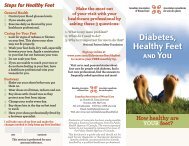 Diabetes, Healthy Feet - Canadian Association of Wound Care