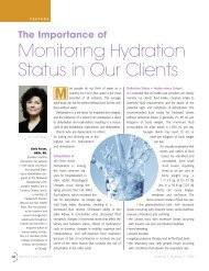 Monitoring Hydration Status in Our Clients - Canadian Association of ...