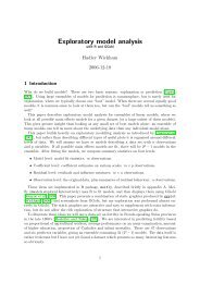 Exploratory model analysis - Hadley Wickham