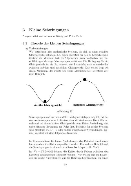 3 Kleine Schwingungen