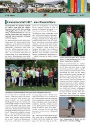 Ausgabe 03-2007 - Golf Club Gut Apeldoer