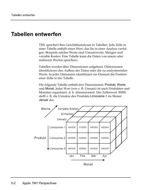 Applix TM1 Perspectives