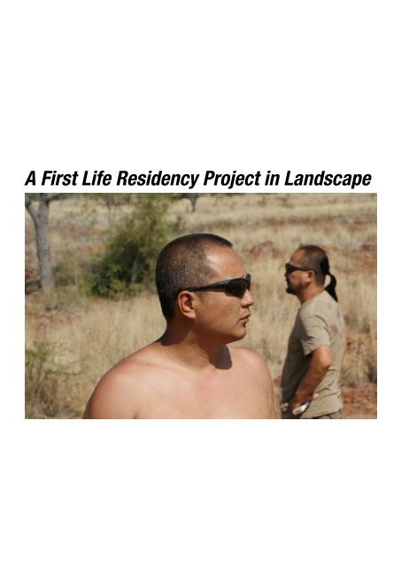 A First Life Residency Project in Landscape - Imagine Australia