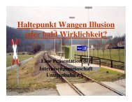 Präsentation zum Haltepunkt in Wangen - Die Unstrutbahn