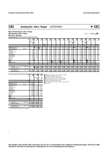 Naumburg Ost - Nebra - Wangen UNSTRUTBAHN - Die Unstrutbahn