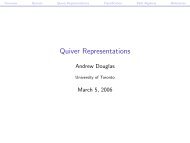 Quiver Representations