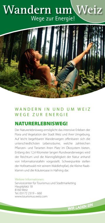 Naturerlebnisweg (PDF 232kB) - Tourismus Weiz