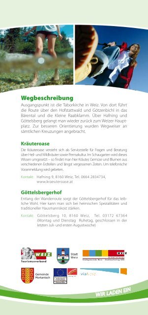 Naturerlebnisweg (PDF 232kB) - Tourismus Weiz